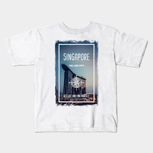 Singapore, the lion city Kids T-Shirt